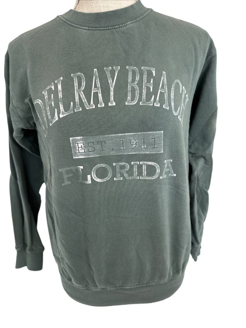 Comfortex Delray Beach Florida Sweatshirt Cotton - Polyester Size S